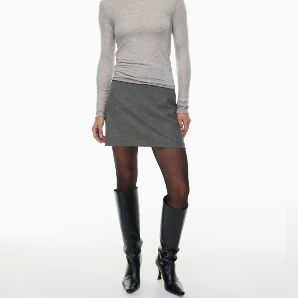 Aritzia Wilfred Plaid Mini Skirt